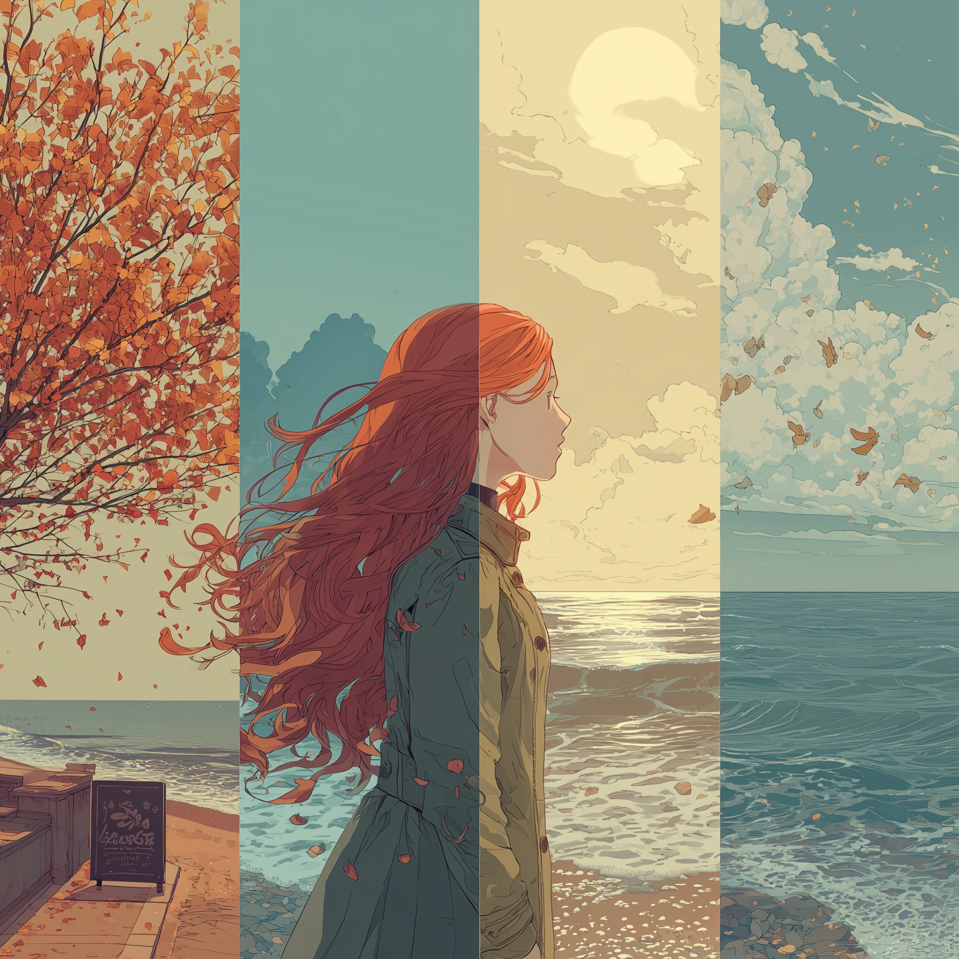 kisetsu lofi hip hop saiaku nuovo disco stagioni artwork 3